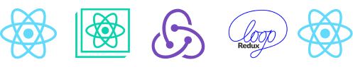 React, Redux, and React Native logos