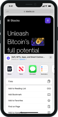 A share screen on iPhone 11 Pro
